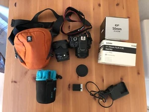 Canon EOS 100D mit 2 Objektiven und viel mehr - Bild 1 von 7