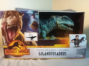 Jurassic World Dominion Super Colossal Giganotosaurus 2021 Brand New - Picture 1 of 9