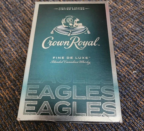 2022-2023 Season Limited Edition Philadelphia Eagles Crown Royal  & Bag Cover
