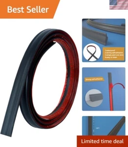 Flexible Trim Caulk Strip, Peel and Stick for Molding, Tile, 10FT, Black - Picture 1 of 8