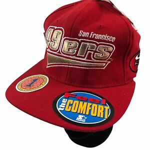 NWT Starter 49ers Fitted Hat Pro Line S/M 6 5/8-7 1/8 Starfit Sz 1 San Francisco