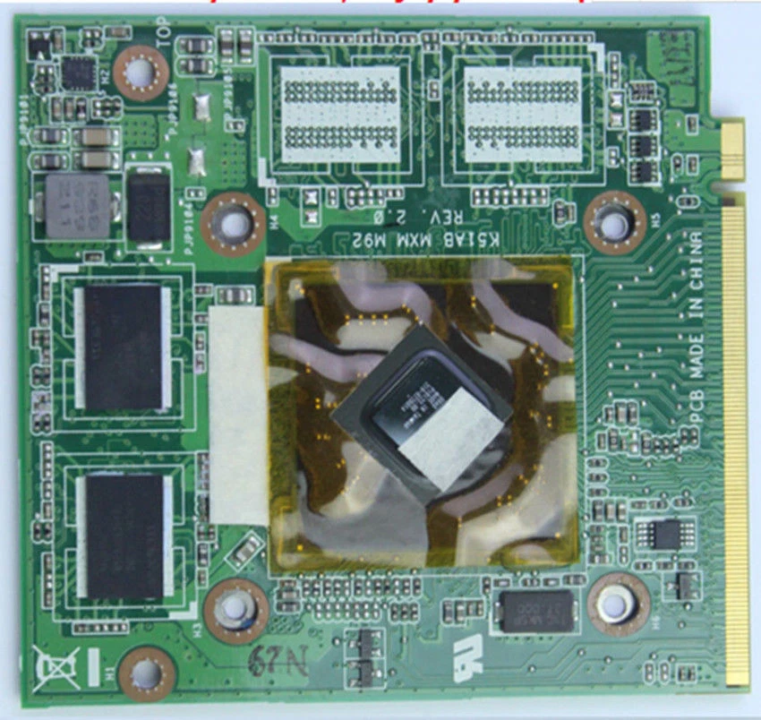 Scheda Video per ASUS X70A - K70A - K70AF series - K51AB MXM M92 REV: 2.0 - Immagine 1 di 1