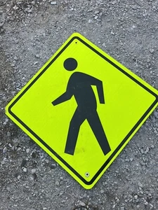 30 x 30 Large Pedestrian Crossing Reflective Retired Garage Street - Picture 1 of 5