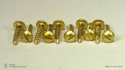 10 Brass Mah Jong Mahjong Rack screws Medium size 3.25mm NEW - Image 1 of 4