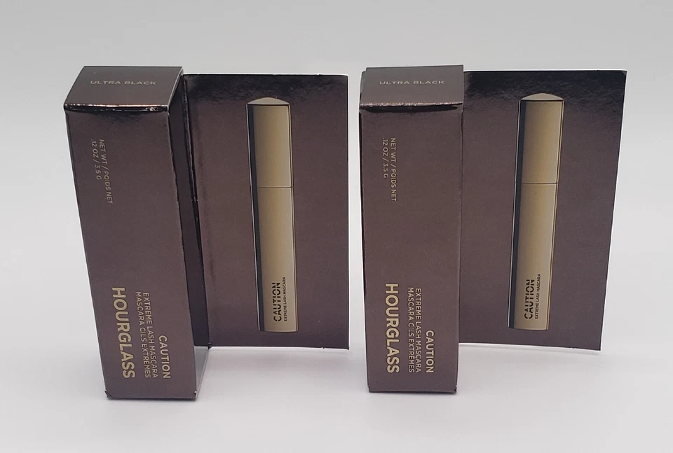 2x Caution .12 Oz Hourglass Extreme Lash Mascara