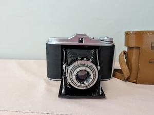 Agfa Ventura 66 V Folding Camera w/ Agnar 85mm F4.5 Lens, Case - US Zone Germany - Picture 1 of 9