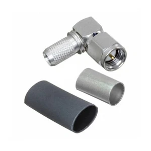 Times Microwave EZ-240-SM-RA-X Type SMA Male Plug Right Angle EZ Style Connector - Picture 1 of 1