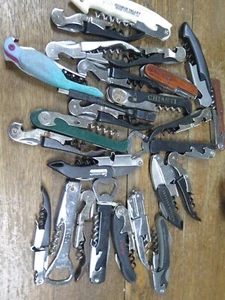 20+ VINT LOT EKCO FAKELMANN CELLARSCork Screw Puller Wine Bottle Opener - Picture 1 of 9