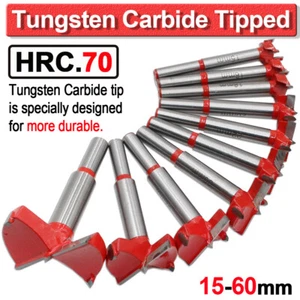 10 tlg Forstnerbohrer Holzbohrer Astlochbohrer Topfbohrer Set Ø15mm bis 60mm DE - Bild 1 von 13
