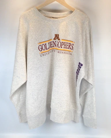 NWT University of Minnesota (UofM) Golden Gophers Champion Crewneck Gray XXL Cover