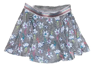 New NWOT So Girls Floral Elasti Sparkle Waist Skirt Skort Size M 10 - Picture 1 of 2