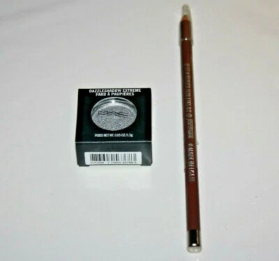  MAC DazzleShadow Extreme Discotheque + Jordana Eyeliner Med/Brown Lot Of 2 New - Image 1 of 2