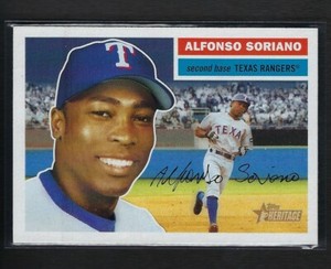 2005 Topps Heritage Short *** ALFONSO SORIANO  Running Variation SP #3   Mint