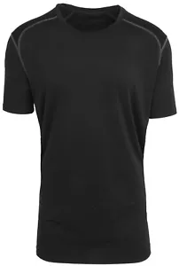 H&M SPORT Herren Kurzarm Funktionsshirt T-Shirt Rundhals Gr. XL Schwarz Stretch - Bild 1 von 2