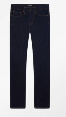 TOM FORD INDIGO ENJUAGUE ELÁSTICO SLIM FIT DENIM TALLA 32 Foto 1 de 4