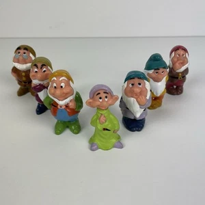 DISNEY ACTION FIGURES Vintage 1.75" Pvc Toy Seven Dwarfs - All Available - Picture 1 of 9