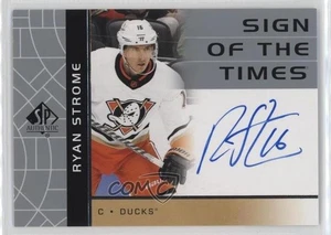 2022-23 SP Authentic 2002-03 Retro Sign of the Times Ryan Strome #RSOTT-RS Auto - Foto 1 di 4