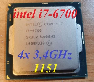 ✪ Intel Core i7-6700 SR2L2 Prozessor 4x 3,4GHz CPU Sockel 1151 PC i3 i5 6. Gen ✪ - Bild 1 von 9