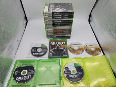 Call of Duty Xbox 360 Bundle Lot of 22 Games Modern Warfare Black Ops COD Read - Image 1 of 4
