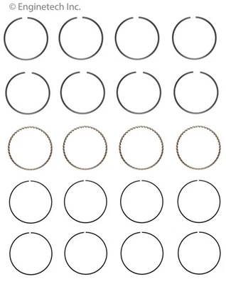 Piston Ring Set For 06-13 Mazda 3 6 CX-7  M87584-STD - Image 1 of 4