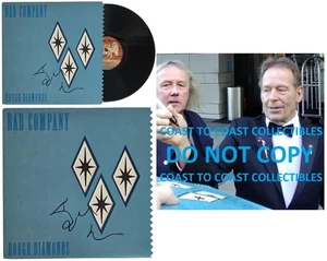 Simon Kirke Signed Bad Company Rough Diamonds Album COA Proof Autographed Vinyl - Picture 1 of 5