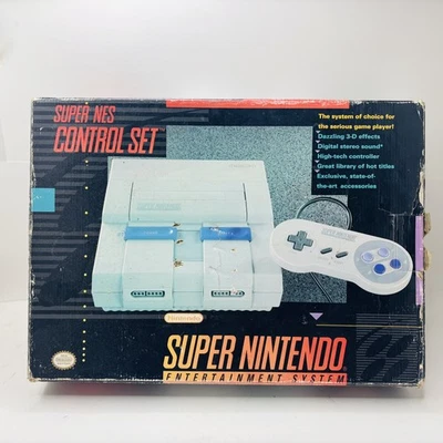 Super Nintendo SNES Super Set Box Only Console Only - Изображение 1 из 4