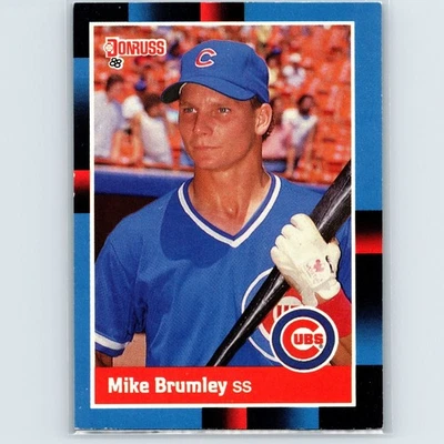 1988 Donruss - Mike Brumley #609 - Chicago Cubs - Image 1 of 2