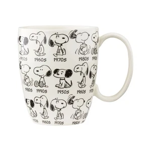 Porzellan Peanuts Jubiläum Snoopy Becher, 10 flüssige Unzen - Bild 1 von 1