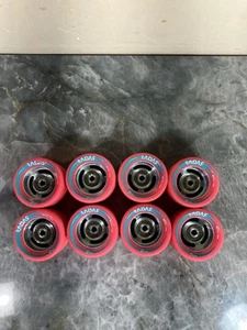 8er Set Vintage Radar Devil Ray Pink Roller Derby Skate Rollen 94A 62mm - Bild 1 von 12