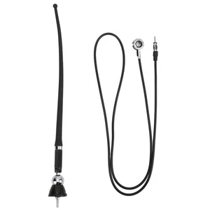 Antena estéreo para automóvil 36 cm / 14,2 pulgadas ABS negra resistente al desgaste calor FM AM antena Univ SKXQ - Imagen 1 de 23