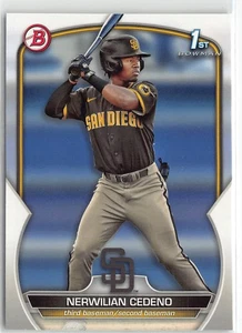 2023 Bowman Prospects #BP-81 Nerwilian Cedeno - Picture 1 of 2