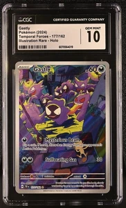 Gastly 177/162 SV05: Temporal Forces CGC 10 - Picture 1 of 2