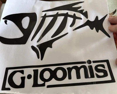 CALCOMANÍA CON LICENCIA MARCA G LOOMIS, PORTÁTIL, ESTUCHE DE GUITARRA CAJA DE PESCA Foto 1 de 3