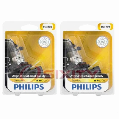 2 pc Philips Low Beam Headlight Bulbs for Sterling 825 827 1987-1991 kh - Image 1 of 4