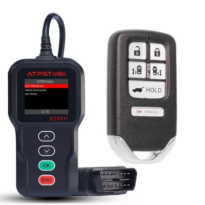 Para 2014 2015 2016 2017 Honda Odyssey programa chave controle remoto sem chave kit chaveiro - Imagem 1 de 4