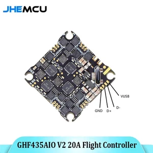 Controlador de vuelo JHEMCU GHF435AIO V2 20A 2-4S OSD Baro ELRS 2.4G receptor FPV - Imagen 1 de 13