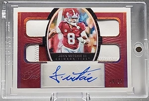 John Metchie III /25 2022 Panini One Rookie RC Auto RPA Alabama Philadelphia SSP - Picture 1 of 2