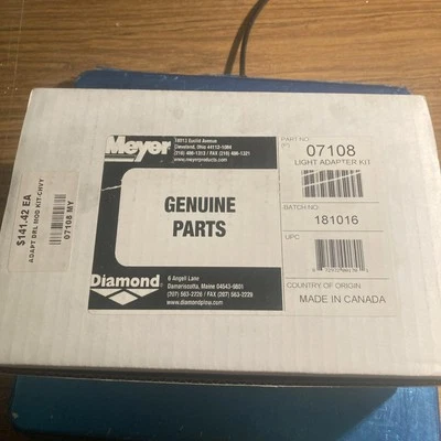 KIT MÓDULO ADAPTADOR FARO QUITANIEVES MEYER 07108 99-02 CHEVY GMC HB3 HB4 Foto 1 de 4