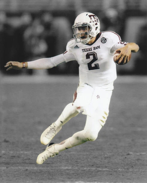 Texas A&M JOHNNY MANZIEL Glossy 8x10 Spotlight Photo Heisman Winner Print - Image 1 of 1