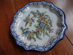 BELLE ASSIETTE EN FAIENCE DE NEVERS ANTOINE MONTAGNON n°3 - Foto 1 di 7