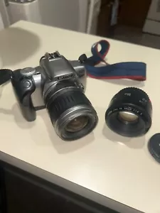 Canon EOS Rebel T2 SLR Camera with EF 50mm 28-90mm Zoom Lenses TESTED WORKS! - Picture 1 of 10