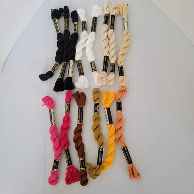 Lot of 14 DMC Coton Perle 5G Embroidery Thread Multicolor NEW - Image 1 of 4