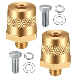 2 Packs Battery Terminal Connectors Set, Auto Battery Post Terminals Post Ada... - Picture 1 of 7