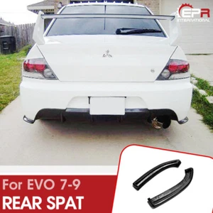 For Evolution EVO 9 JDM Style Carbon Fiber Bumper Extension Splitter Rear Spat - Bild 1 von 11