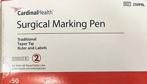 (50) Cardinal Health Surgical Marking Pen Box Lot - Picture 1 of 1
