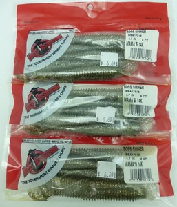 Bass Assassin Lures Boss Shiner 4.7" Mama's 14K 3 packs of 5 BSA17312 - Picture 1 of 3