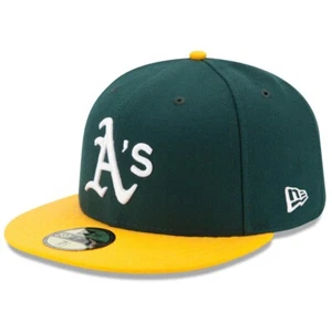 Oakland Athletics A's New Era Home Authentic On-Field 59FIFTY Fitted Hat - Picture 1 of 6