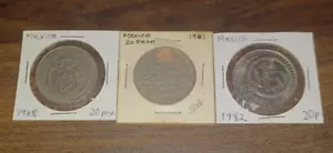 Lot 3, 1981 1982 Mexiko 20 Pesos Münze Kultur Maya Gedenkmünze Stempelglanz - Bild 1 von 2