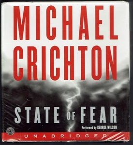 State of Fear Michael Crichton Audio Book 16 CDs Global Warming Thriller Hoax - Picture 1 of 2