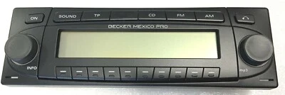 Bedienteil komplett Becker Mexico Pro MP3 BE 7930 ( Mobilteil+Fix ) Display GELB - Bild 1 von 4